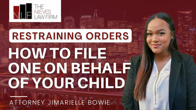 Filing a Restraining Order for Your Child