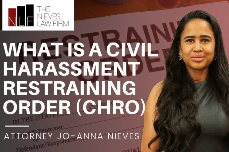 civil harassment restraining order