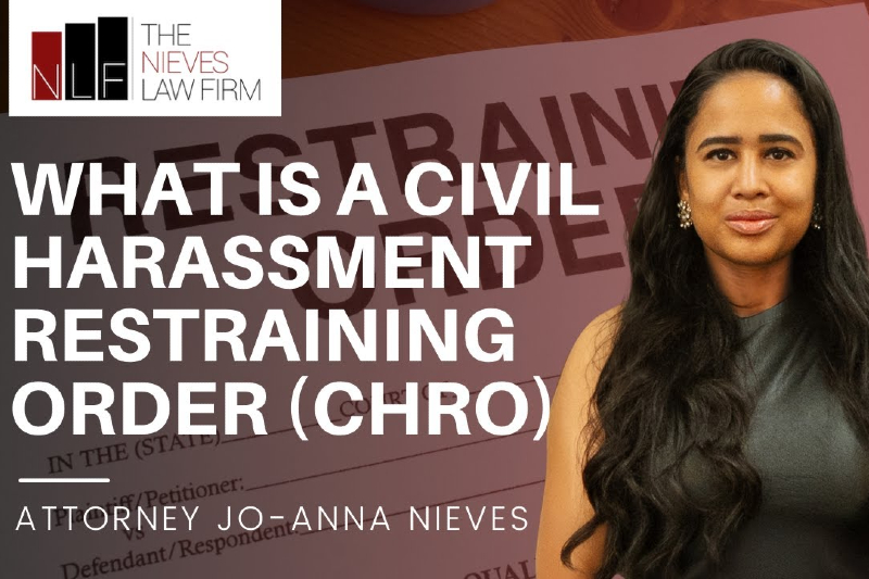 civil harassment restraining order