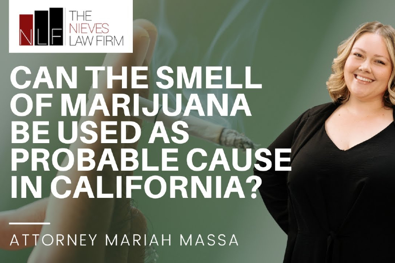 is the smell of weed probable cause