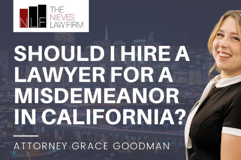 should i hire a lawyer for a misdemeanor