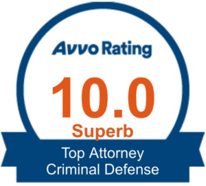 AVVO Top Attorney Criminal Defense Lawyer1 award badge