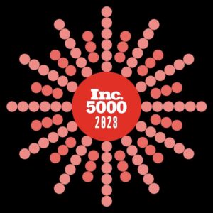 Inc 5000 2023 award badge